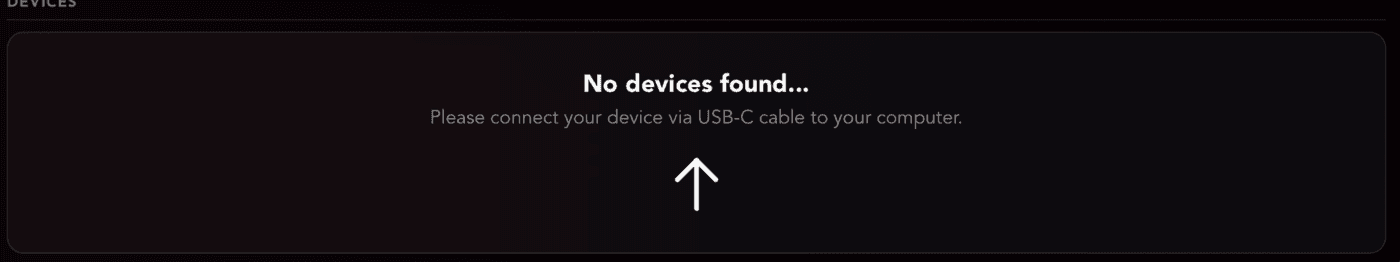 Searching for a device